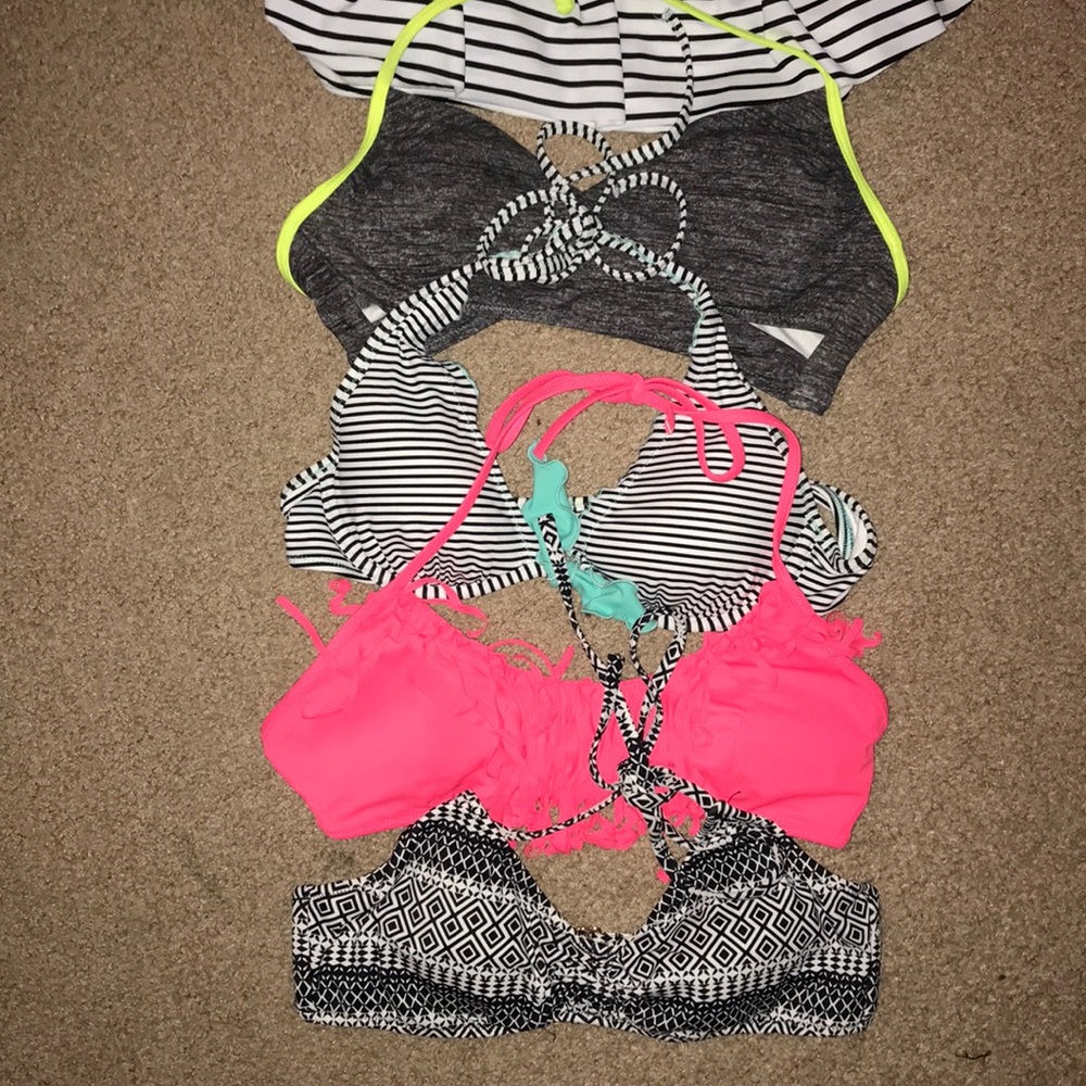 Lot of 7 never worn VICTORIA SECRET swimsuit tops